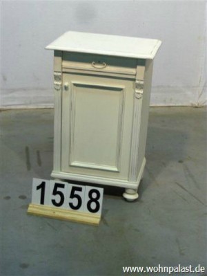 Jugendstil Nachtkasten | Shabby Chic | weiß | Höhe: 80 cm - Breite: 54 cm - Tiefe: 38 cm jugendstil-nachtkasten-massivholz-shabby-chic-weiss-hoehe-80-cm-breite-54-cm-tiefe-38-cm