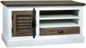 TV-Board Teak shabby chic 120 cm