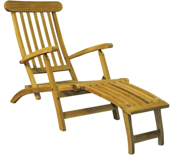 Teak Deckchair massiv