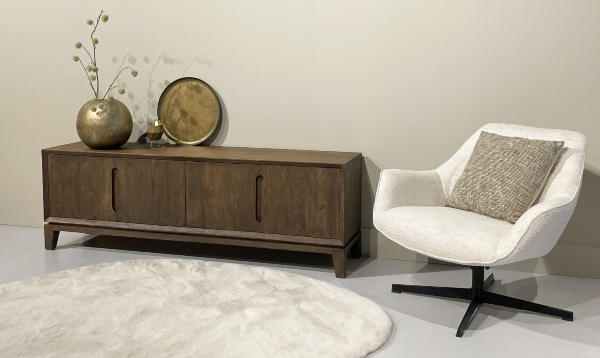 TV- Anrichte Cortez-Kollektion 170 cm Mangoholz Sideboard TV- Anrichte Cortez-Kollektion 170 cm Mangoholz Sideboard