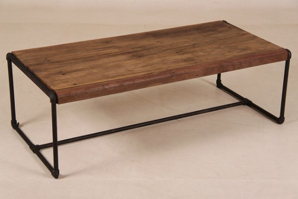 Salontisch Teak Eisen 125 cm