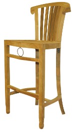 Teak Stuhl Endang Barhocker