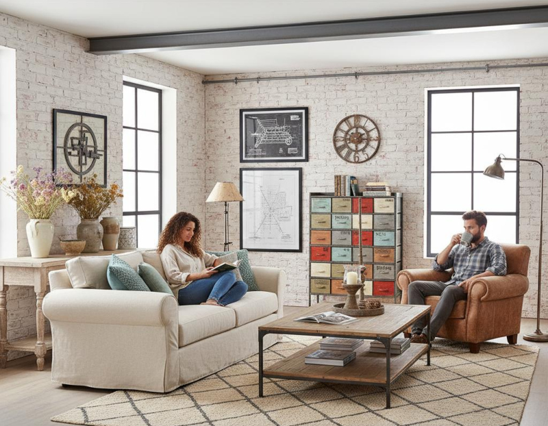 Renew Kommode bunt im Vintage Look Renew Kommode bunt im Vintage Look