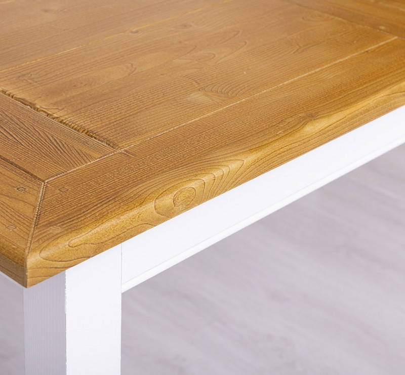 Esstisch ausziehbar 160/220 x 90 cm - Massivholz - Küchentisch erweiterbar Esstisch ausziehbar 160/220 x 90 cm - Massivholz - Küchentisch erweiterbar