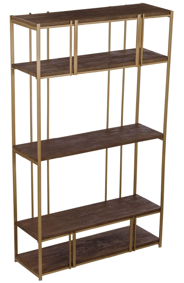 Belvedere elegantes Bücherregal aus massivem Mango Holz Belvedere elegantes Bücherregal aus massivem Mango Holz
