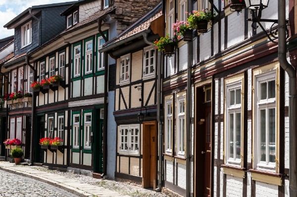 Fachwerkhaeuser in Wernigerode im Harz