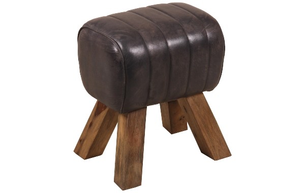 hocker-springbock-leder-grau