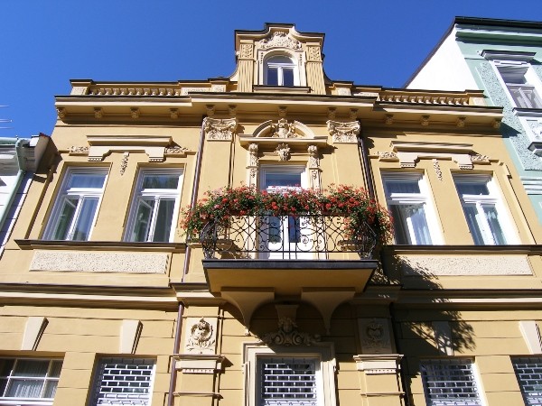 biedermeier-hausfassade