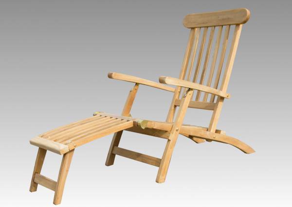 Deckchair Seychellen aus Teakholz Sonnenliegen