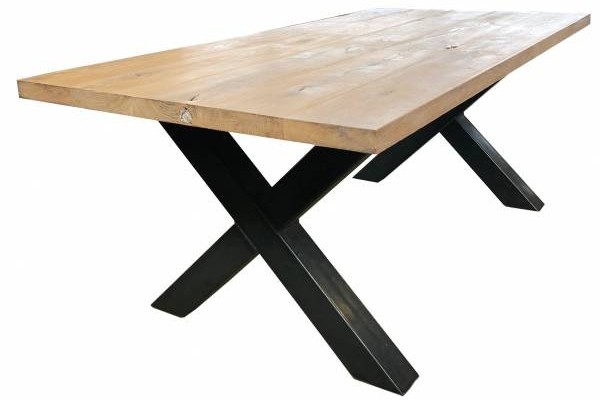 Industrie Design Tisch Eiche 200cm