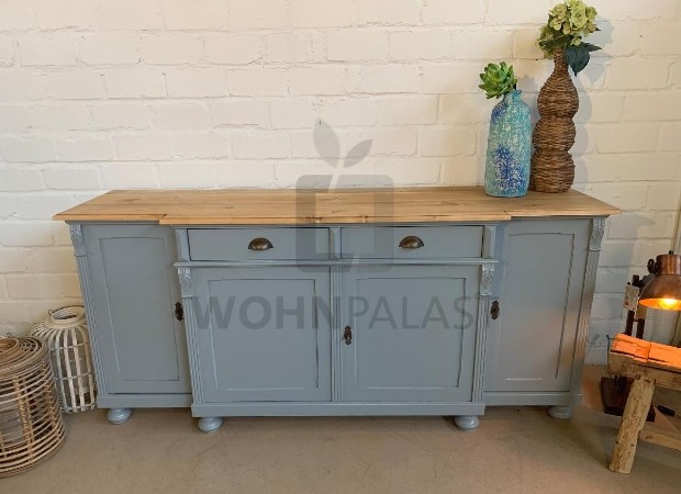 Sideboard Weichholz Vintage grau