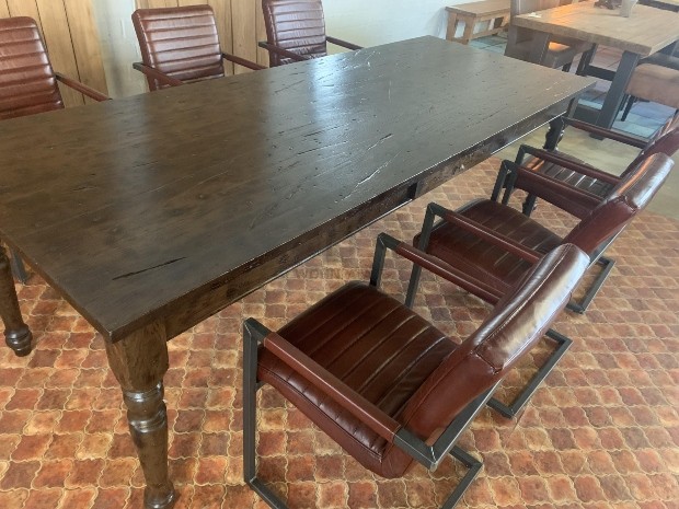 Esstisch Eiche 260cm - Massivholz Tische mit Schublade