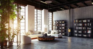 Wohnzimmer im Industrie-Look