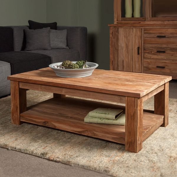 Lorenzo Beistelltisch Teakholz 130 cm
