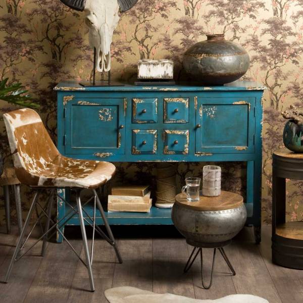 Renew Anrichte Vintageblau 117 cm dekorativer-landhausstil-farben