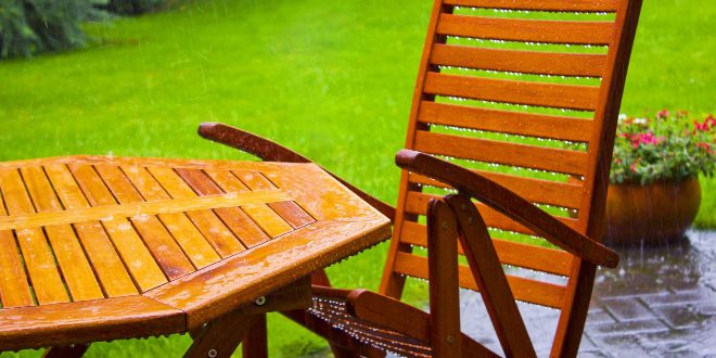 Gartentisch mit Gartenstuhl - Wetterfeste Gartenmöbel