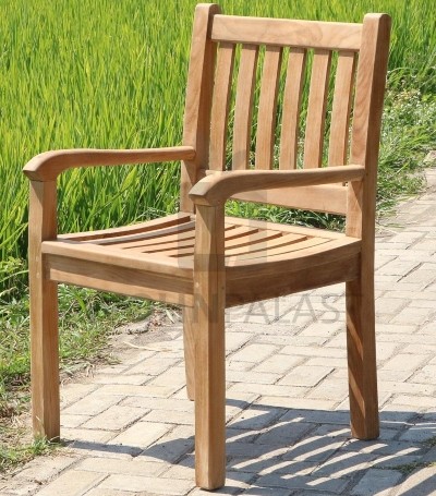 Teak Stuhl Beaufort - Gartenstuhl 2er Set