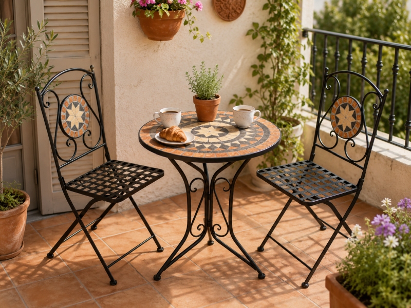 Bistro Set Pular 3-teilig, Garten, Balkon, Terrasse Bistro Set Pular 3-teilig, Garten, Balkon, Terrasse