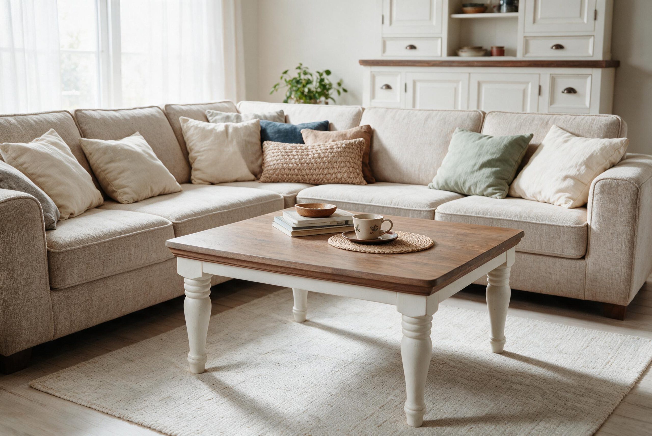 Landhaus Couchtisch Fleur 100 cm Landhaus Couchtisch Fleur 100 cm