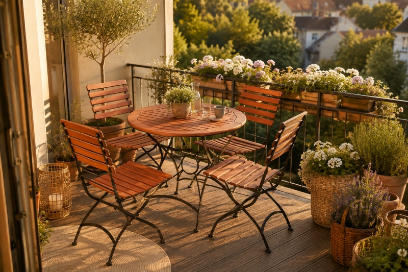 Tisch Rund Eukalyptus FSC, geölt, Garten, Terrasse, Balkon Tisch Rund Eukalyptus FSC, geölt, Garten, Terrasse, Balkon