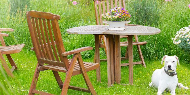 Gartenmöbel Sitzgruppe - Schrebergarten gestalten