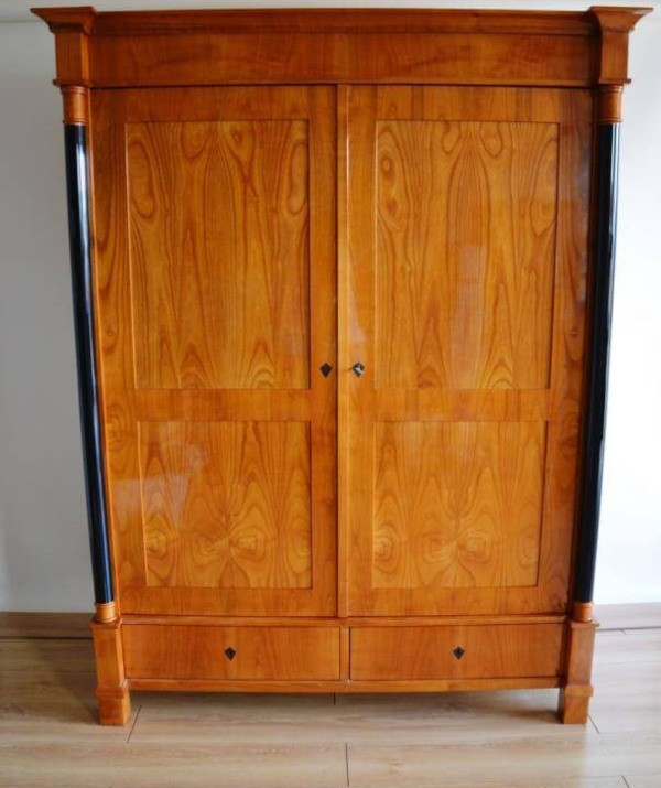 Biedermeier Schrank Kirschholz