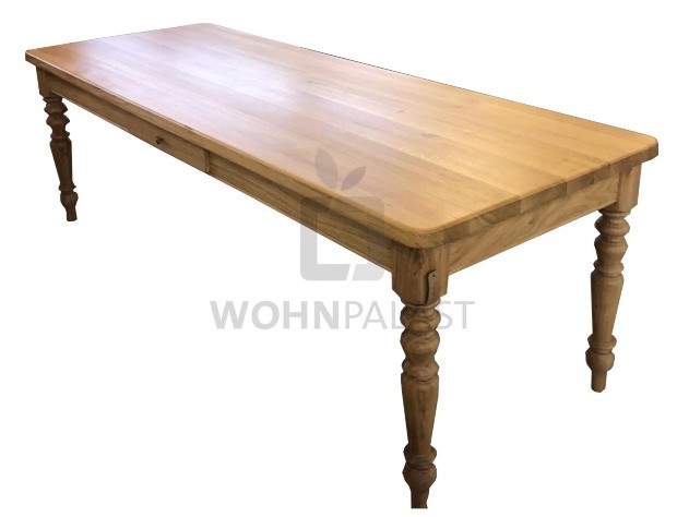 Esstisch Eiche - Modell Gründerzeit - Massivholz Tisch - Platte 40mm