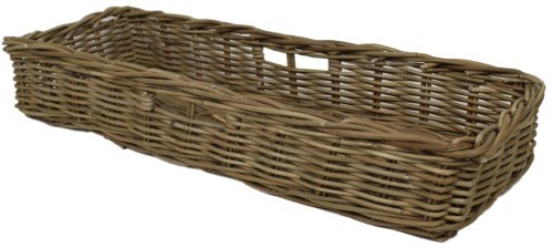 Aufbewahrungskorb Weide natur - B/T/H 82x35x15 cm