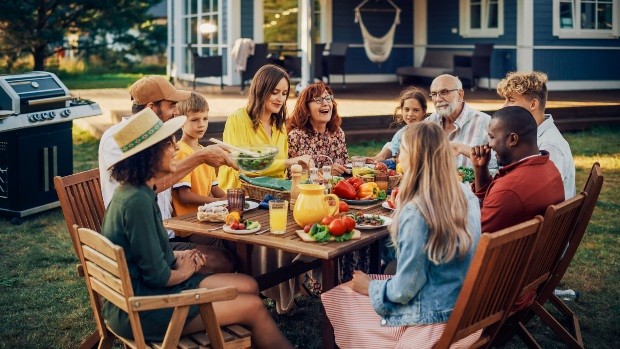 Familie-Grillfest