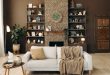 Wohnzimmer-mit-Buecherschrank - Bücher verstauen