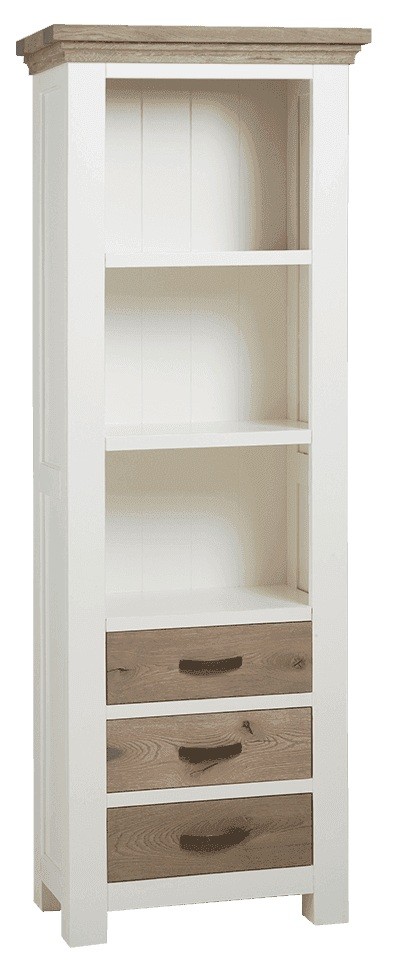 Bücherregal Parma Toscana 70 cm - Sideboard in verschiedenen Holzfarben - Bücher verstauen