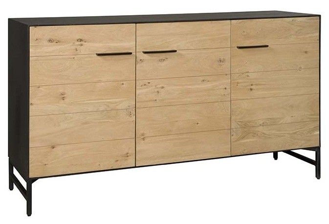 Lido Sideboard 160-200 cm furniertes Eichenholz - furniertes Holz