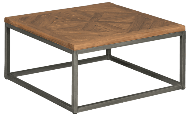 Mascio Couchtisch 100 cm | aus recyceltem Teakholz