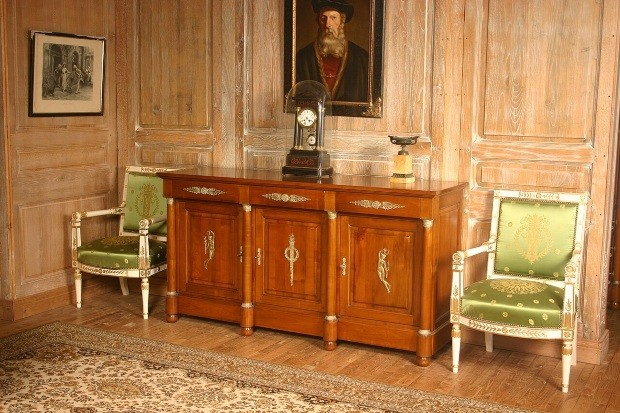 Sideboard „Napoléonville“ im Empire-Stil Nachbildung eines alten Modells