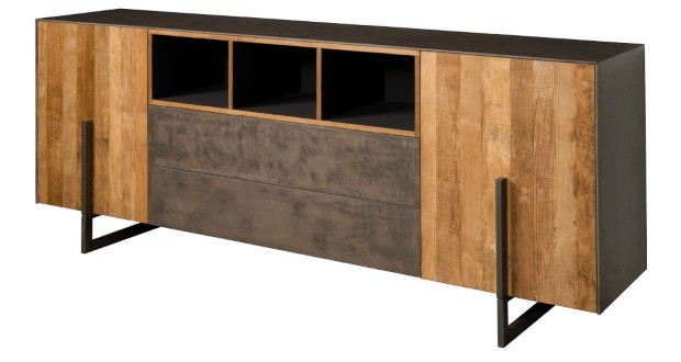Ora Sideboard 222 cm Teakholz Kommode - Ideen für die Boho-Chic-Einrichtung