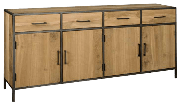 Luna Sideboard 200 cm Eichenholz Anrichte