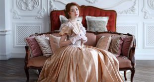 Regency-Stil-Portrait-einer-Frau