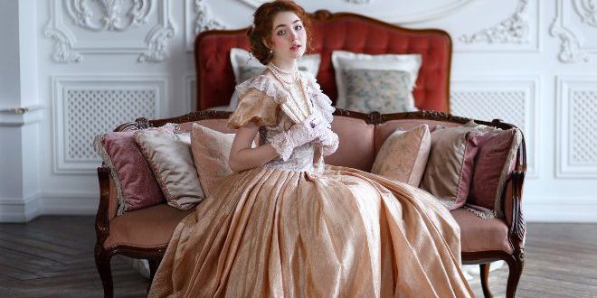 Regency-Stil-Portrait-einer-Frau