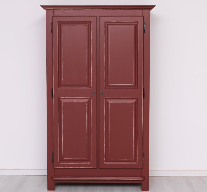 Massivholz Kleiderschrank Kiefer – 2-türig, 121x200x54 cm – langlebig & hochwertig