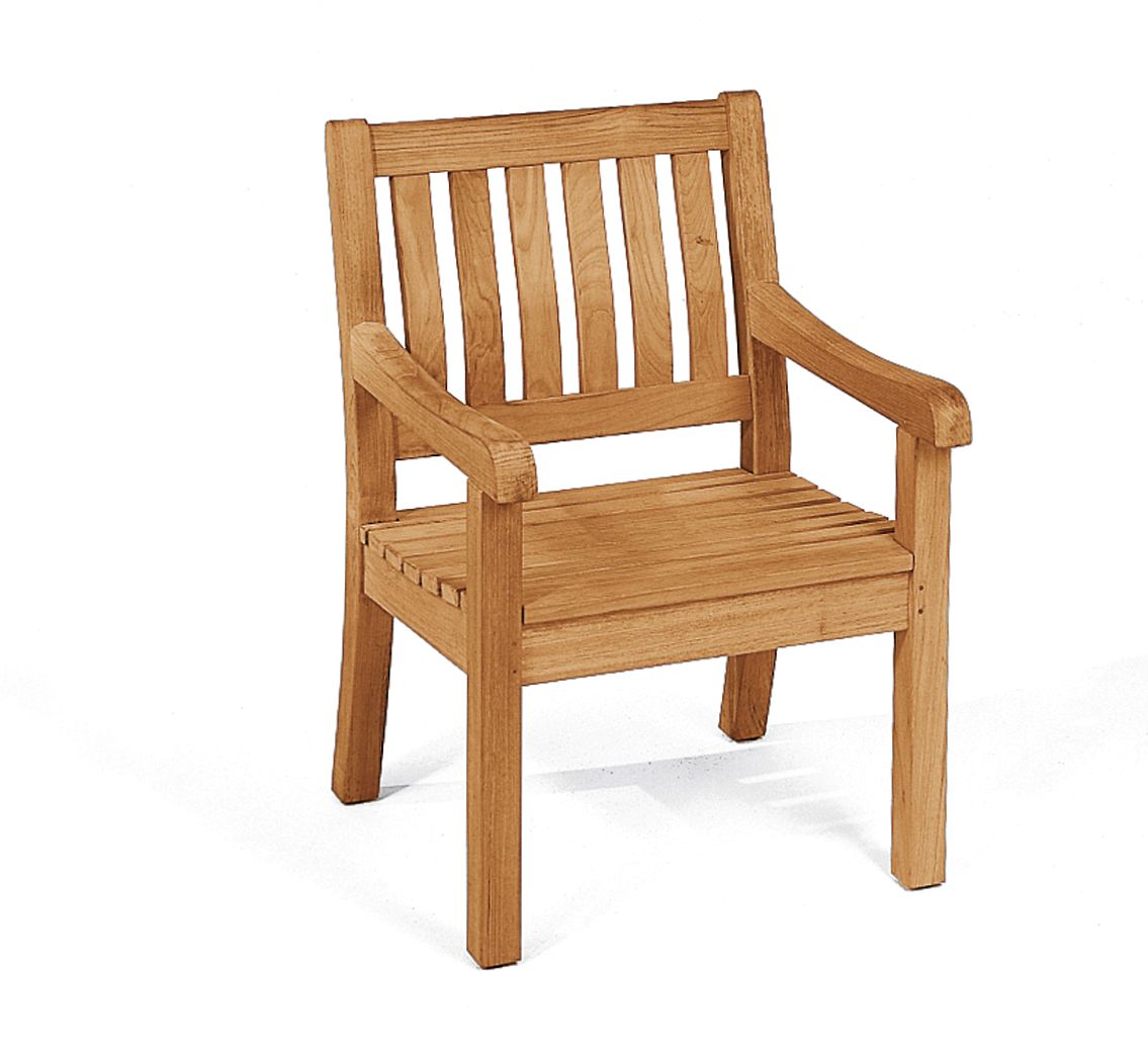 WALES Gartensessel aus Teakholz – Premium Einzelsessel