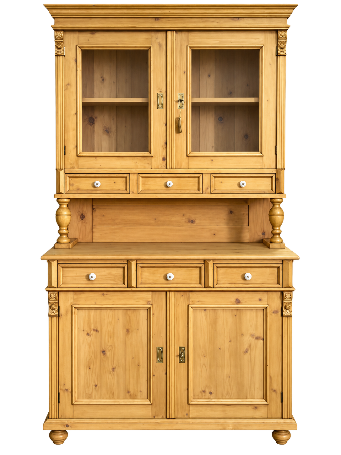 Küchenbuffet Weichholz Schrank im Landhaus Stil