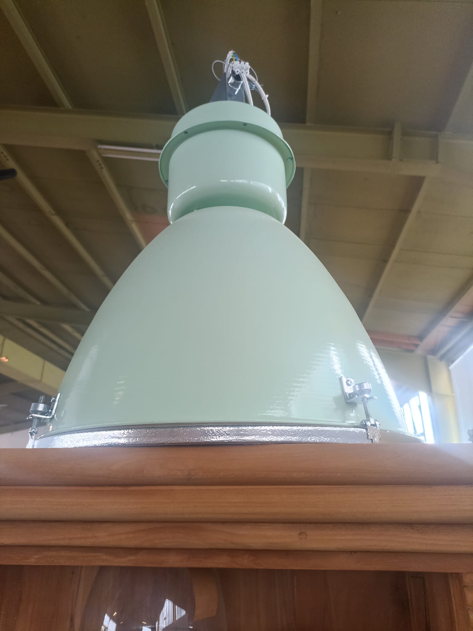 Original Rund-Industrielampe in verschiedenen Farben