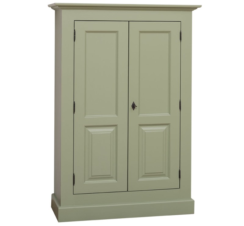 Massivholz Kleiderschrank Kiefer – 2-türig, 98x140x40 cm – stabil & langlebig