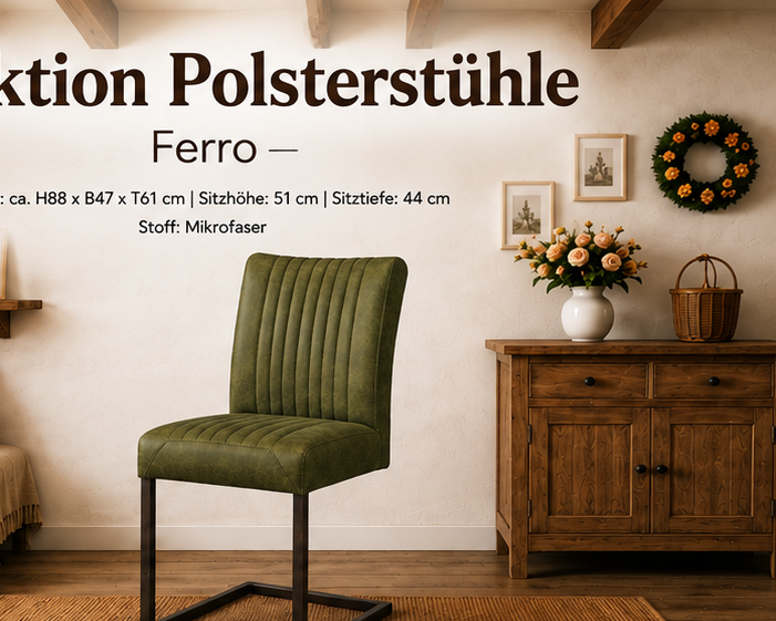 Stuhl Ferro Industrie Design - Esszimmerstuhl in verschiedenen Farben