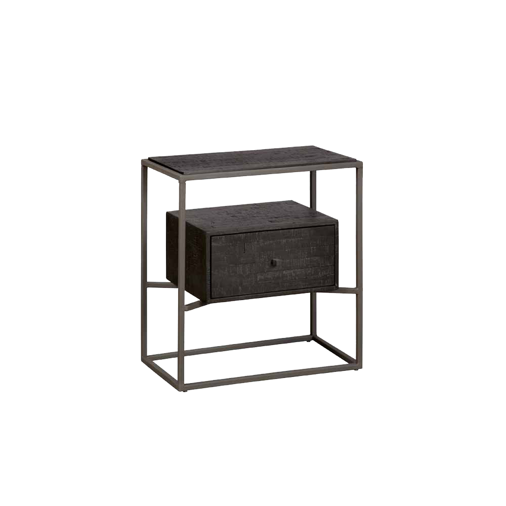 Cascia Beistelltisch 55 cm aus Teakholz