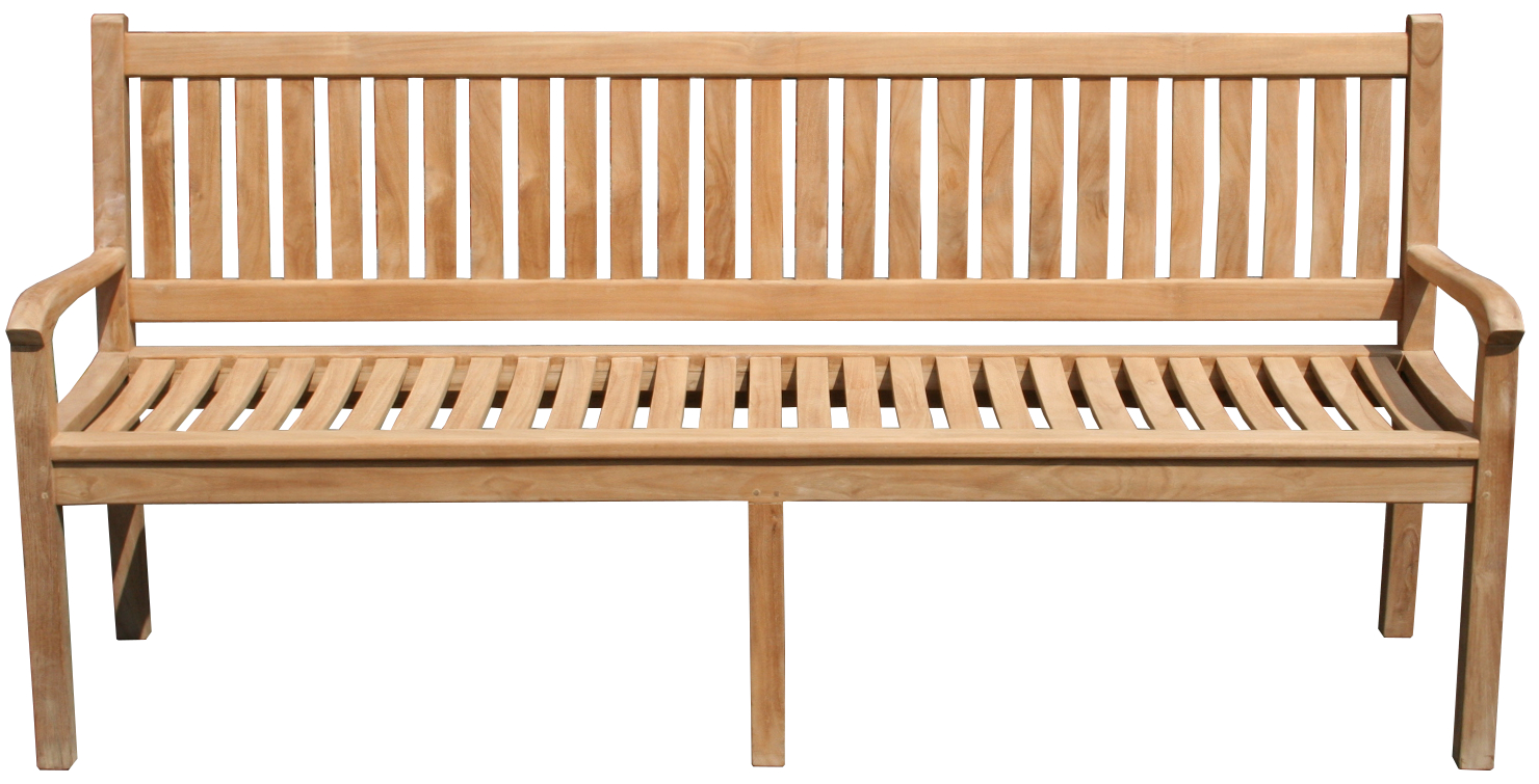 Gartenbank Beaufort aus Premium Teakholz 240 cm