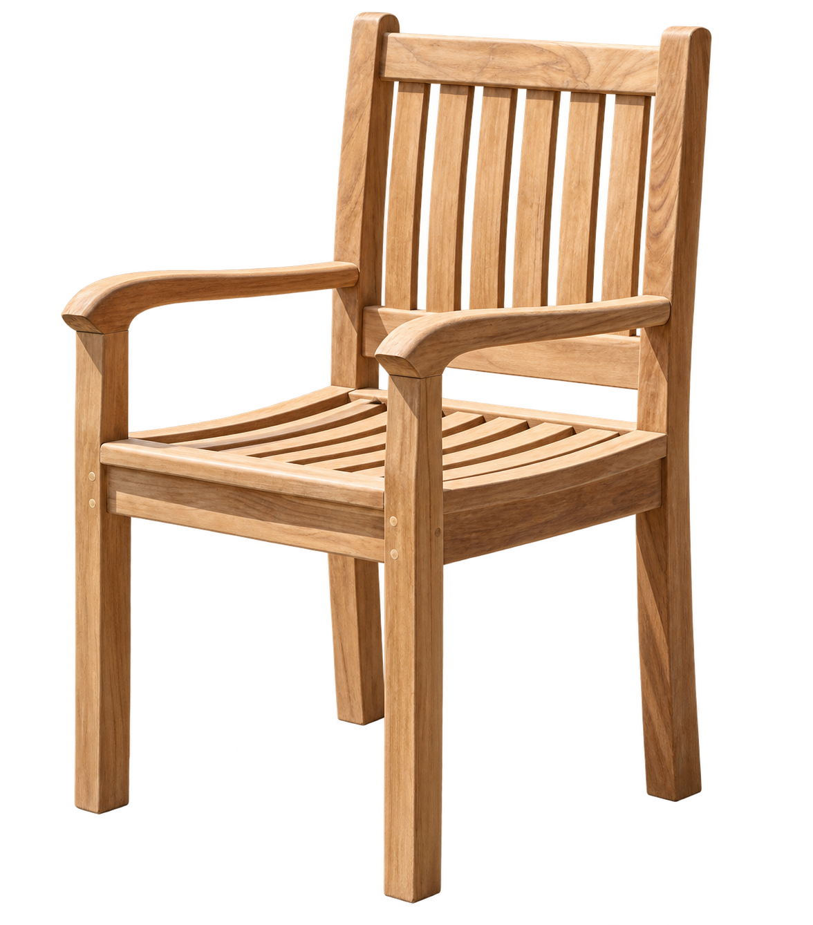 Gartenstuhl Beaufort Premium Teak Gartensessel mit Armlehnen