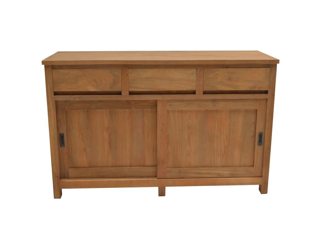 Sideboard Regensburg 160 cm - Teak massiv Kommode