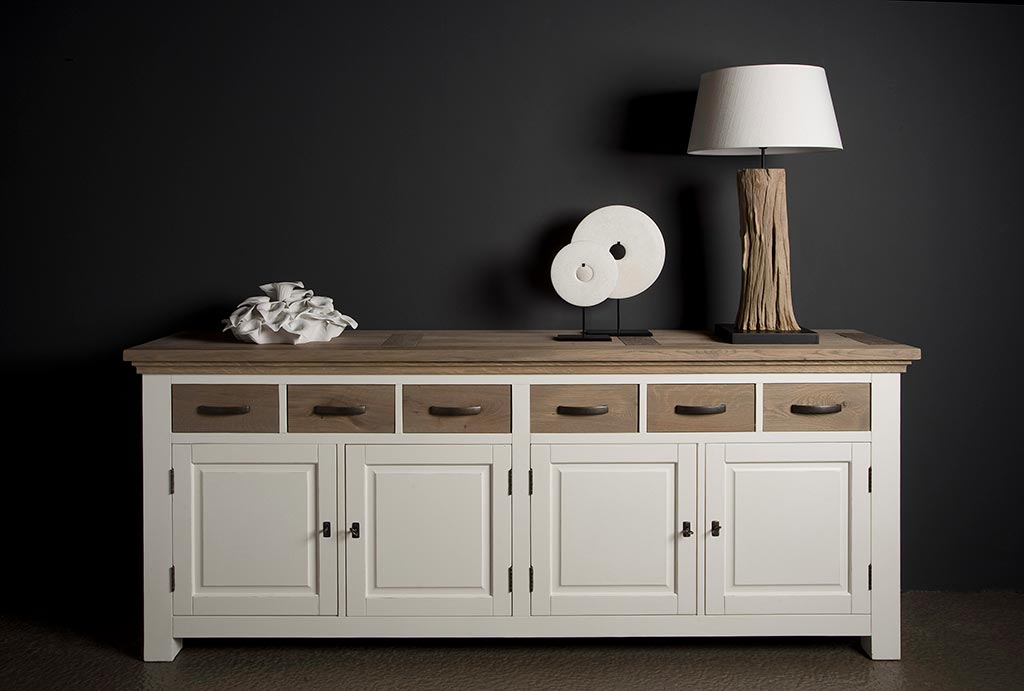 Sideboard Eiche Parma Toscana - Anrichte Landhaus 220 cm