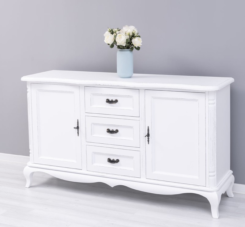Romantisches Sideboard aus massivem Holz l – 158 cm Anrichte